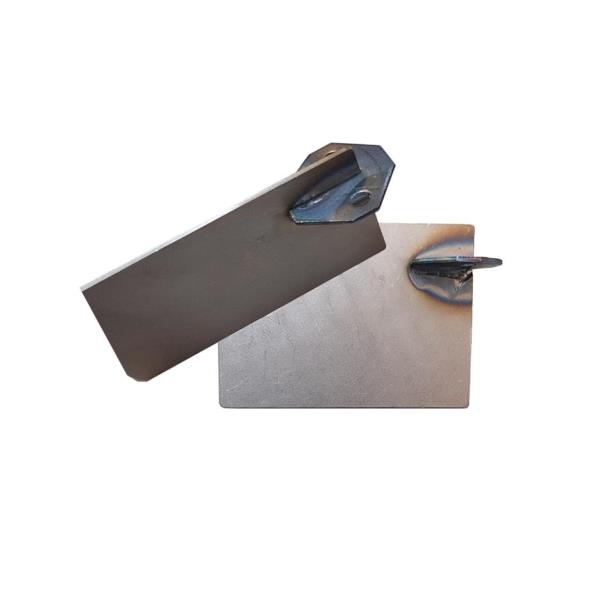 Bogenteiler / Trenn- und Seitenmesser untere Ausbrechform Holzstärke 12 mm Länge 100 x 61 mmführung ohne Fase