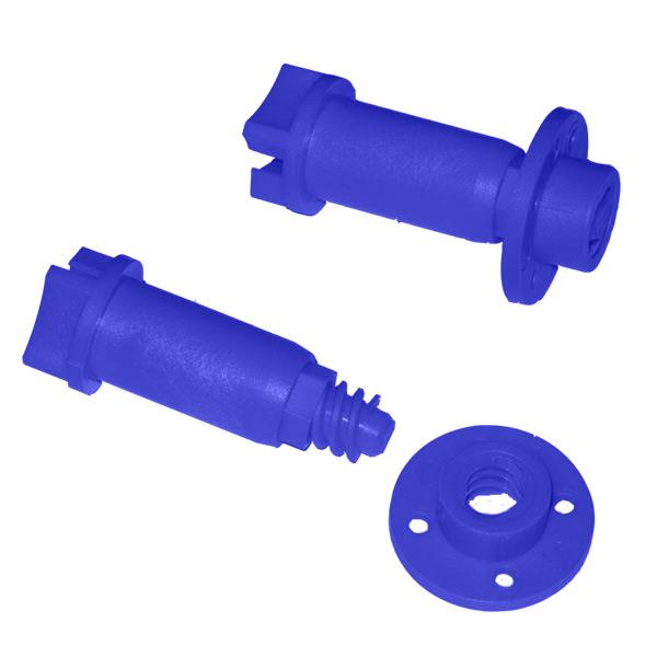 Schraube zu Distanzstück 50 mm, glasfaserverstärkter Kunststoff, hellblau