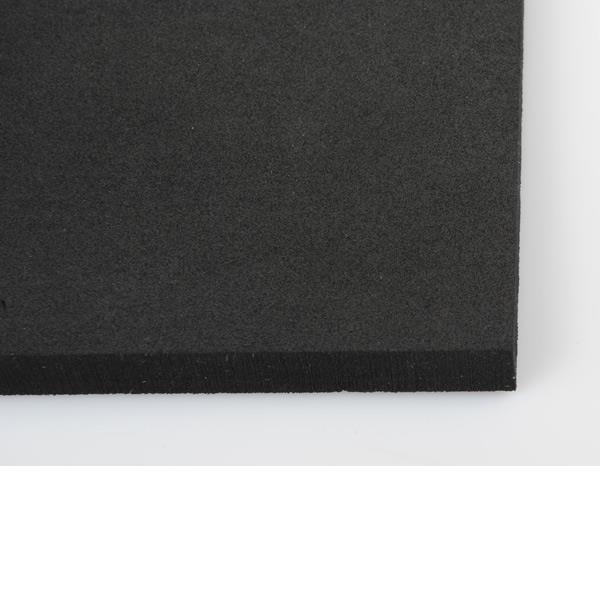 Gasgummi NR52N, mit Haut, schwarz, 14,0 x 1.000 x 1.000 mm,