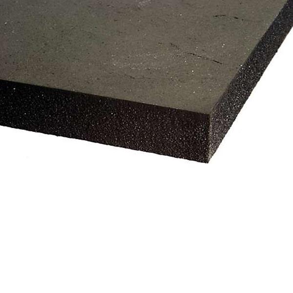 Gasgummi A&Mneo einseitig mit  Haut, schwarz 14,0 x 500 x 1.000 mm