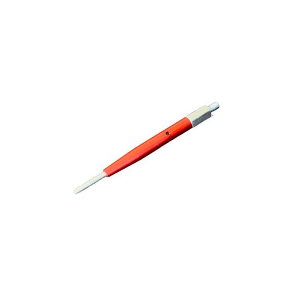 High Performance Unterstift SP 115 mm, schlanke Ausführung D = 10 mm, eloxiert, feuerrot