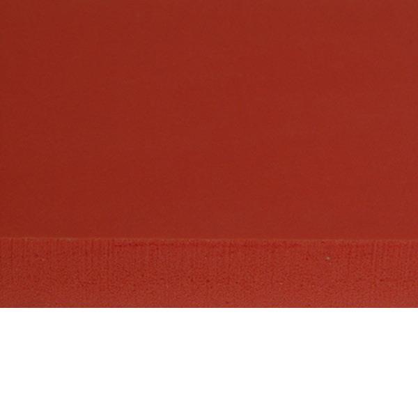 A&M PTC Platte, 25 Shore, rot RAL 3020 , 16,0 x 500 x 1000 mm 2.560g