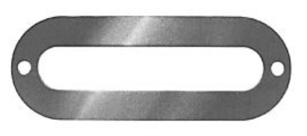 Langlocheinlage aus Stahl aus Stahl Stärke 1,5 mm Aussen 76 x 30 mm,  Innen 60 x 12 m