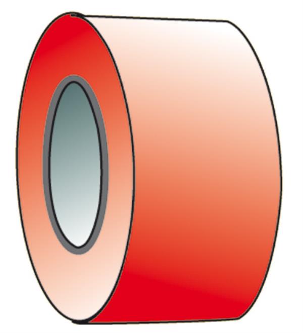 Profitape 50µm, rot, 30 mm x 25 Meter