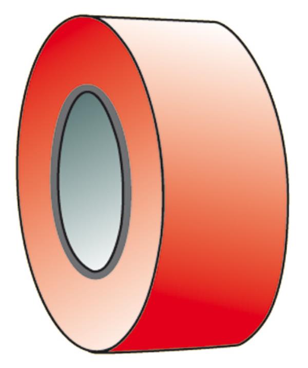 Profitape 50µm, rot, 20 mm x 25 Meter