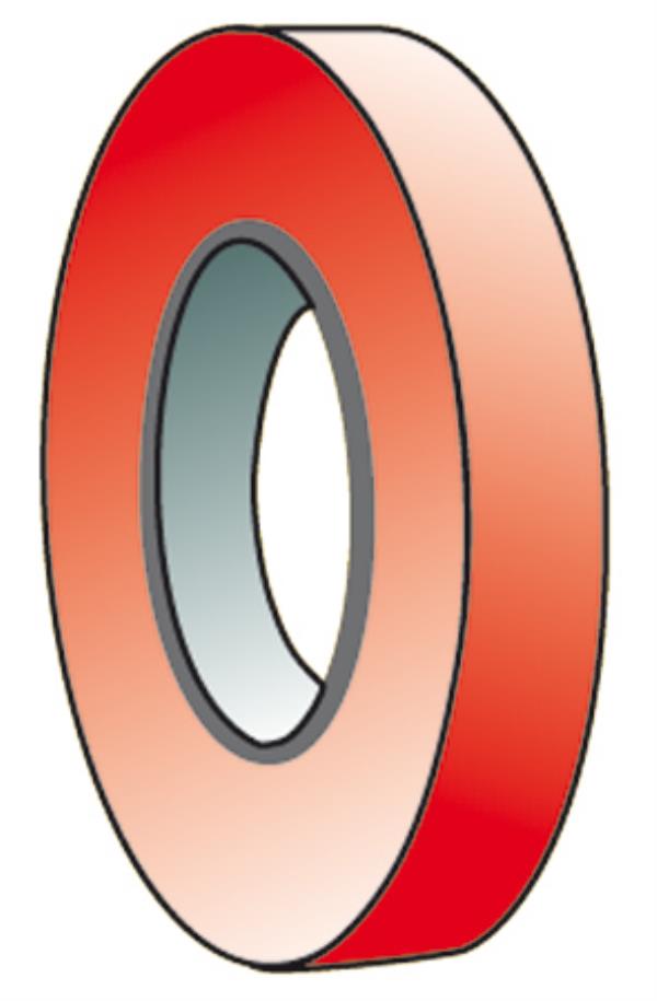 Profitape 50µm, rot, 6 mm x 25 Meter